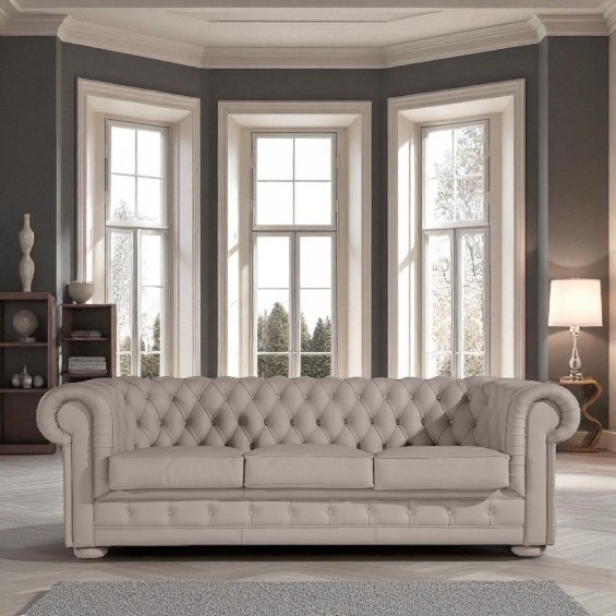 sof&aacute;s chester y chesterfield original piel natural